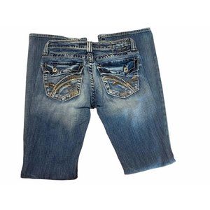 Womens Big Star Casey K. Slim Boot Blue Denim Jean